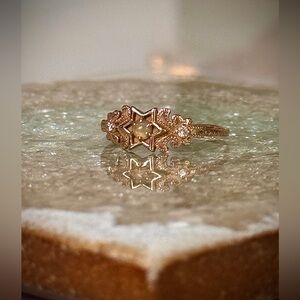 Nora Sermez Artifact 06: The North Star in Opal | Size 6.5 | 14k Yellow Gold